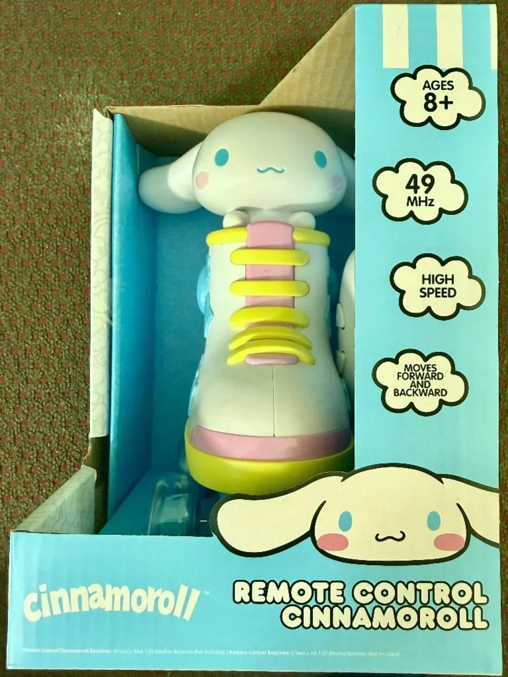 Cinnamoroll Remote Control Rollerskate Sanrio Hello Kitty and Friends RC NEW Box